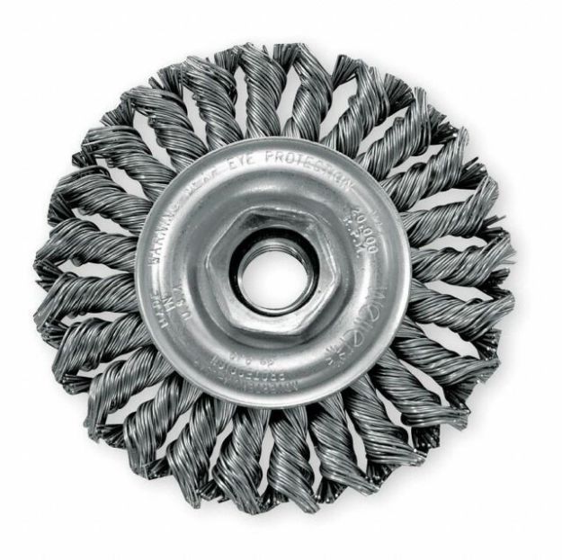 Picture of WH.BRUSH THR.H. RBG 115 x 12 ST. 05 M14 4007220658987 658987 
Wheel Brush Knotted ST M14 115 x 12