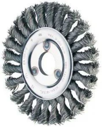 Picture of Knotted Wheel Brush RBG 115x12 STEEL