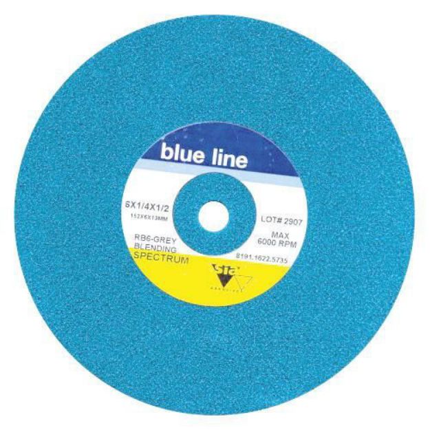 Picture of SIA Unitized Wheel 150x6x13 Blue Finishing 6420 Spectrum  