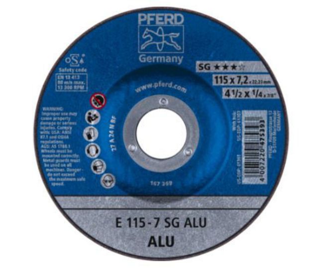 Picture of Pferd Grinding Disc 115X7 SG ALU