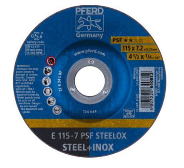 Picture of Pferd Grinding Disc 115X7 PSF STEELOX