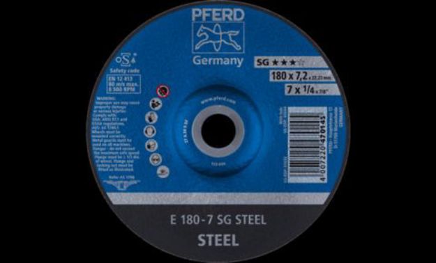 Picture of Pferd Grinding Disc 180X7 SG STEEL