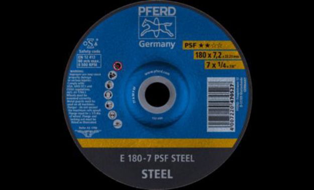 Picture of Pferd Grinding Disc 180x7 PSF STEEL