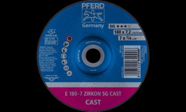Picture of Pferd Grinding Disc 180x7 ZIRKON SG CAST