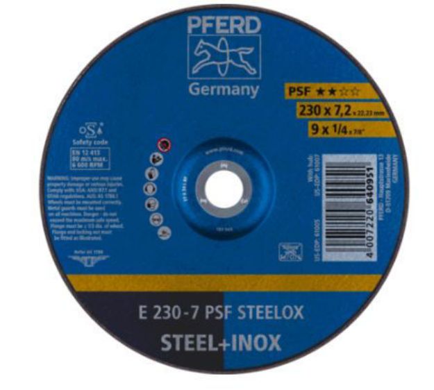 Picture of Pferd Grinding Disc 230X7 PSF STEELOX