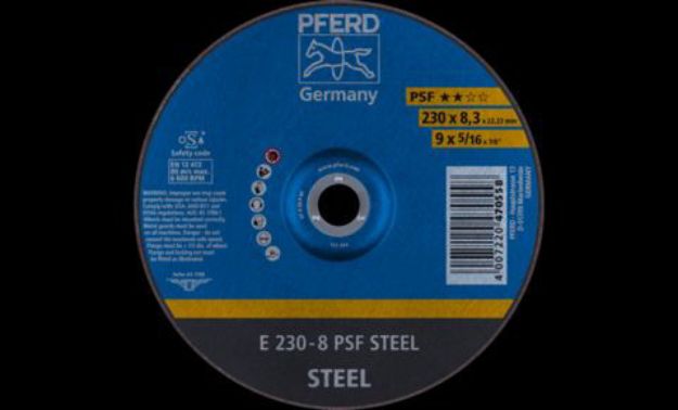 Picture of Pferd Grinding Disc 230X8 PSF STEEL