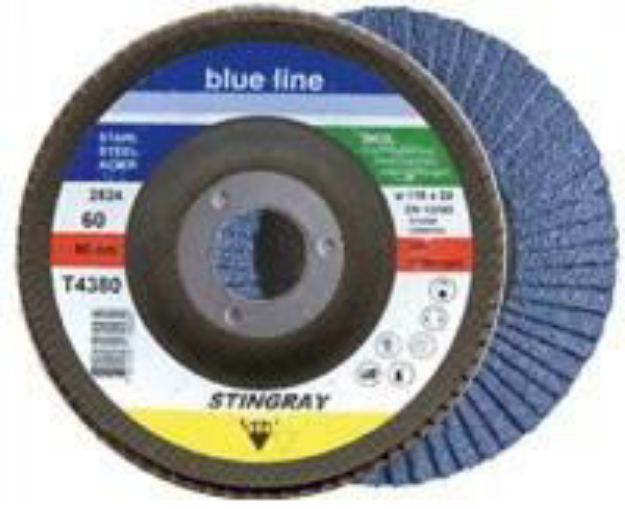 Picture of SIA Stingray Flapdisc 180mm P040   Flapdisc 180 Alox Flat 