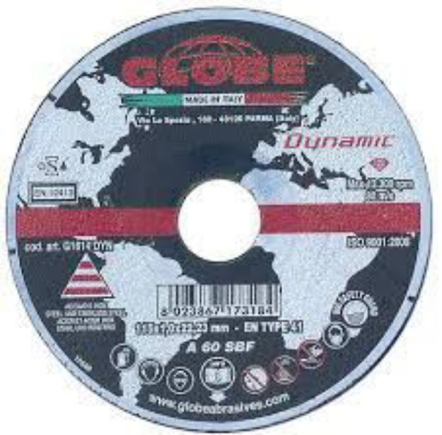 Picture of Globe Dynamic 115x3x22 AR Disc  
Cutting