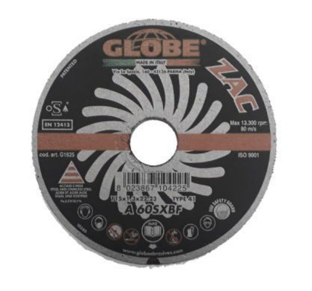Picture of Globe ZAC Plus 115x1.3x 2 A60SX INOX    