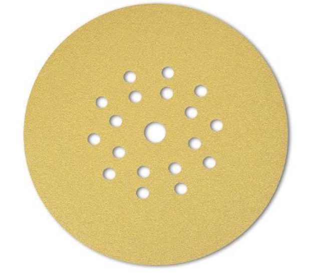 Picture of Gold 225mm 19Holes P40 Velcro Disc    