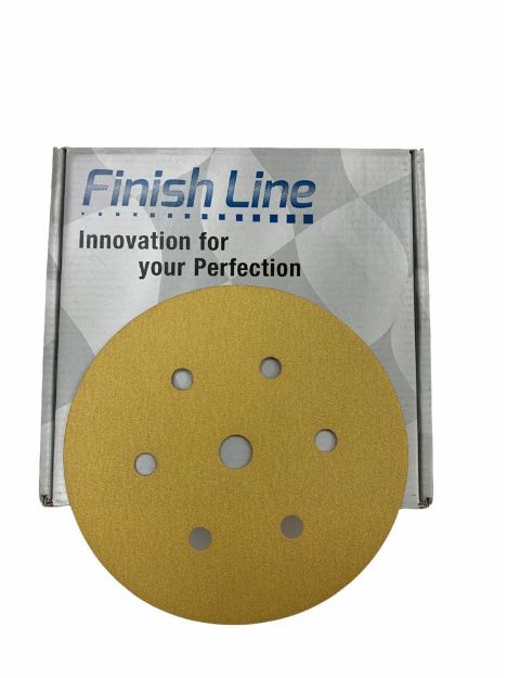 Picture of FinishLine 150mm Velcro Disc 6+1 Hole P120 