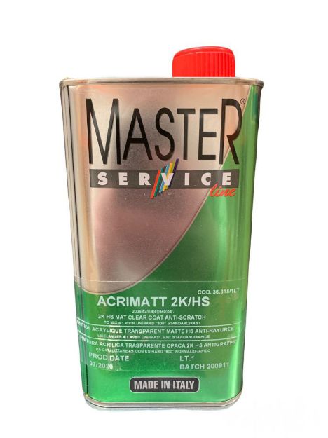 Picture of 2k HS Acrylic Matt ClearCoat 4:1 1ltr   Multimaster