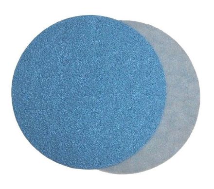 Picture of Blue Film Velcro Disc 150mm Plain P40    