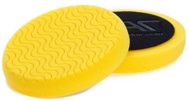 Picture of Snake Yellow Buffing Pad Velcro 150x25 