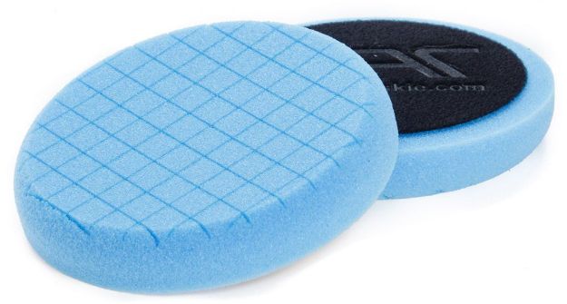 Picture of Square Pattern Blue Buffing Pad Velcro 150x25 