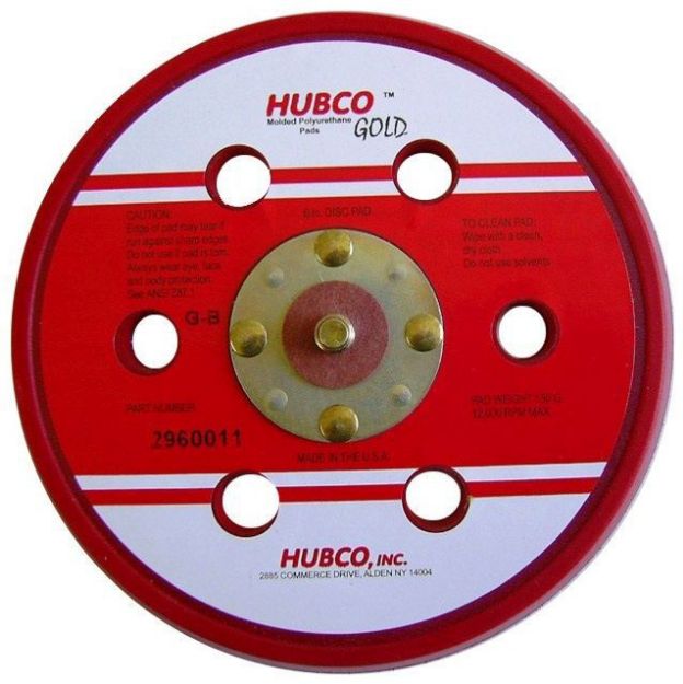 Picture of Backing Pad Hubco 150mm 6 hole L.Profi 5/16 No barcode   