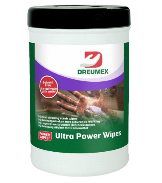 Picture of Dreumex Power Wipes Pot (90pk) 