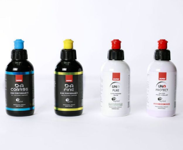 Picture of Rupes Trial Pack of 4 Polishing Compounds 125ml bottles