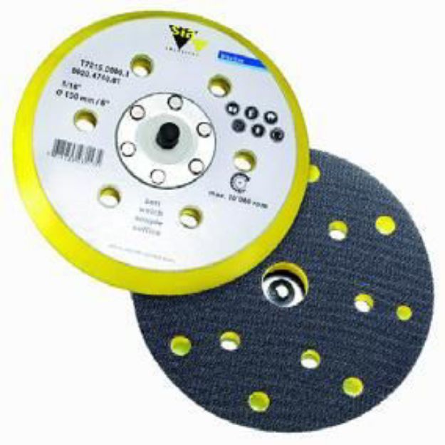 Picture of SIA Pad 150mm Velcro 15H Soft 5/16+M8 103 multi-hole can be used on Festool sander 0020.4092 Festo 