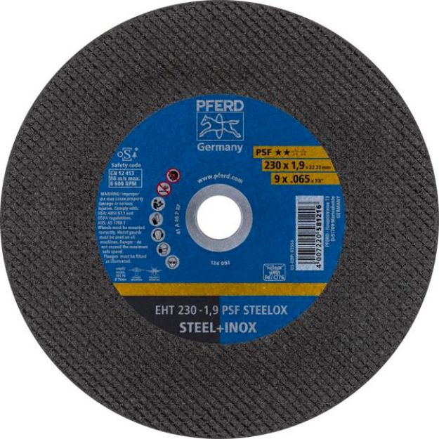 Picture of Pferd Cutting Disc  100X2.4 A46 P PSF