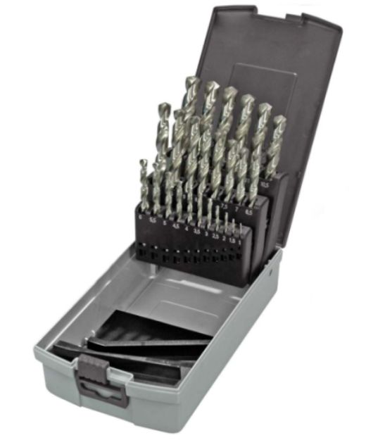 Picture of 25pc Twist Drill Set in Metal Case