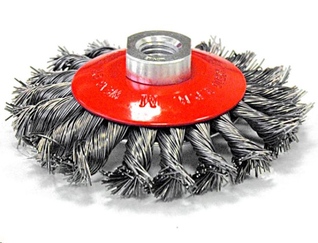 Picture of Knotted Flared Cup Brush 115mm M14 Steel