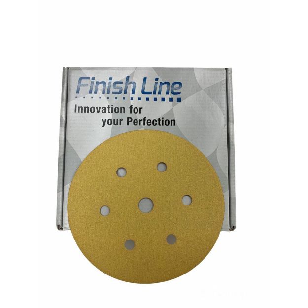 Picture of FinishLine 150mm Velcro Disc 6+1 Hole P120