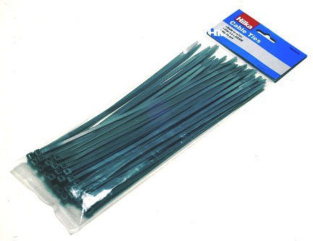 Picture of 4.8 x 250mm Cable Ties Grey (50pk)