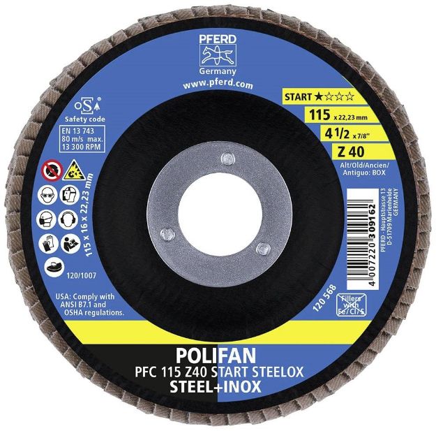 Picture of Pferd Flap Disc PFC 115 Z60 START STEELOX