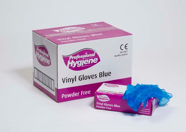 Picture of Nitrile Blue Powder Free Gloves XL 1000pcs