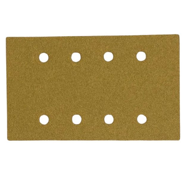 Picture of Gold 80x133 8 hole P240 Velcro Strip    