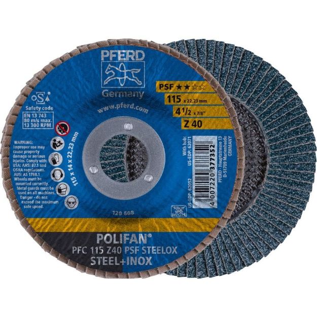 Picture of Pferd Flap Disc PFC 115 Z40 SG POWER STEELOX