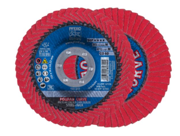 Picture of Pferd Flap Disc PFR125 M CO 60 SGP CURVE STEELOX 14mm