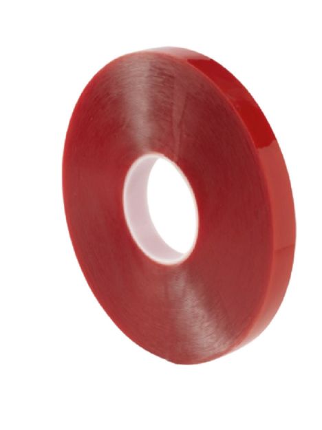 Picture of Macbond Clear Permanent Bonding Tape 12mm x 33m  Red 