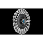 Picture of MOUNTED WH.BRUSH RBG 10012 INOX  035 4007220530405 530405 Brush Wheel Knotted INOX Spindle 100 x 12