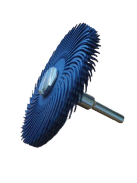 Picture of Radial Bristle Spindle Brush 75mm P120 Complete